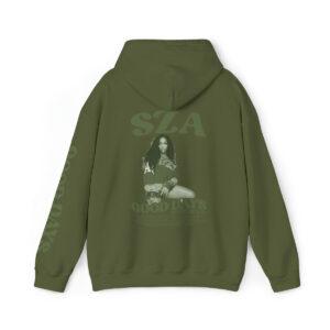 Green Hoodie sza And Sweatshirt