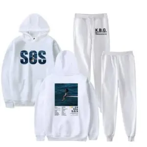 Sza whiteTracksuit